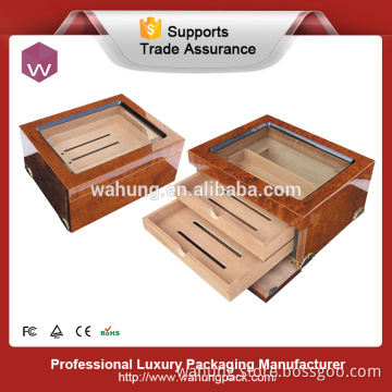 Antique wooden unique custom cigar display box wholesale